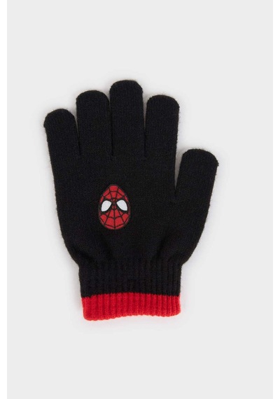 Defacto Erkek Çocuk Marvel Spiderman Triko Eldiven X9305a625wnbk32 Siyah