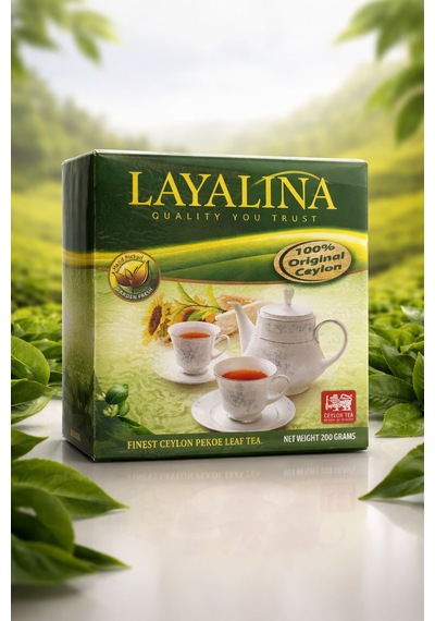 Layalina Tea Premium Saf Seylan Siyah Çay 200 Gr