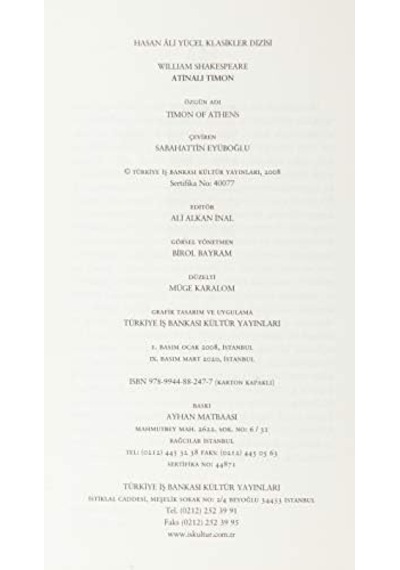 Atinalı Timon - 57858324544979799240225