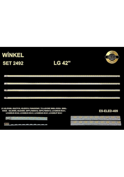 Winkel Lcd Led-2492 4 Çubuk-eled-42le5300-42le7510-42le5510-42le5500-42le5310-42l-eled409