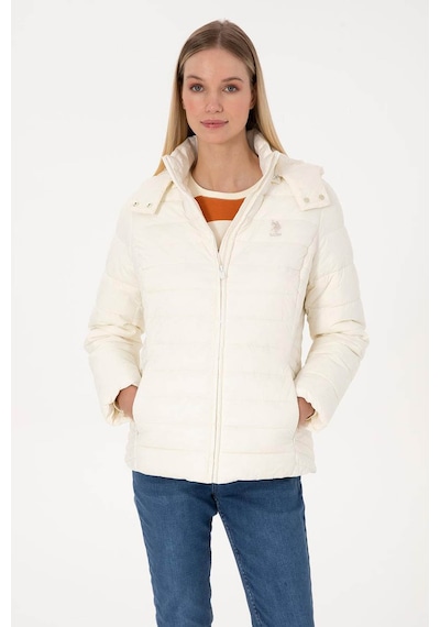 U.s. Polo Assn. Arancıa25k Ekru Kadın Mont 2228777 Ekru