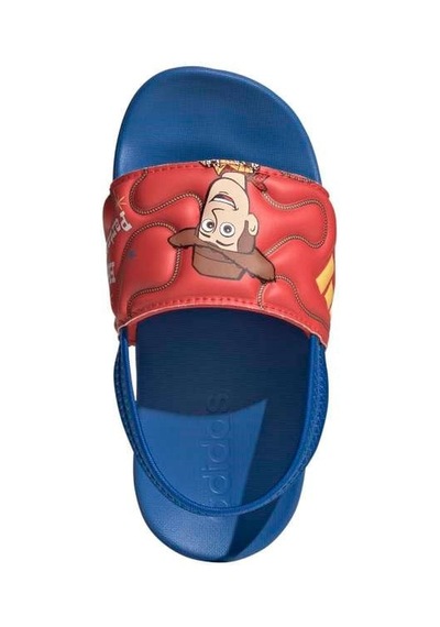 Adidas Adılette Estrap Woody Çocuk Terliği Jq4388 Kırmızı - Mavi