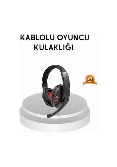 Profesyonel Gaming Kulaklık Mikrofonlu Yumuşak Pedli Stereo Ses Kalitesi Tere Dayanıklı