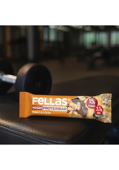Yüksek Protein Bar, Yer Fıstıklı Ve Kakaolu, 45gr X 12 Adet