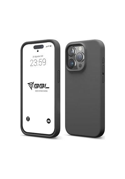 Ince Sıvı Silikon 3 Katmanlı Tam Kaplamalı Yumuşak Jel Kauçuk Kılıf Kapak Siyah 11 Pro Max 50 Diğer