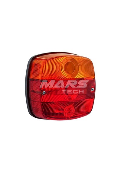 1 Adet Ekskavatör Kepçe Kare Stop Lambası Jcb Hidromek Volvo Tc56 Karavan Ölçüsü 12x12cm