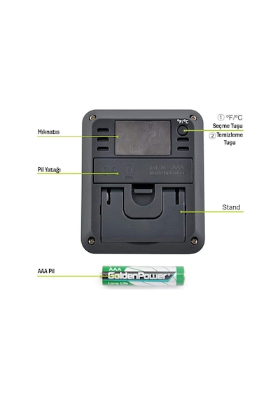 ThermoPro TP50 Termometre İç Mekan Dijital Sıcaklık ve Nem Ölçer