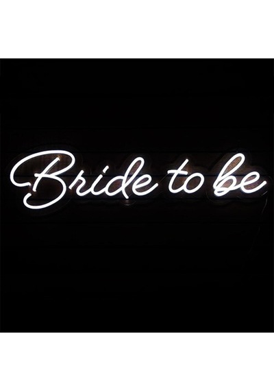 Evlilik Gelin Bride To Be Neon Tabela / Bride To Be Neon Sign 60 X 25 Cm Renkli