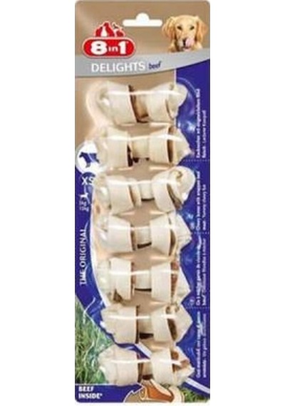 Delights Bones Biftekli Ağız Bakım Kemiği Köpek Ödülü Xs 84 Gr