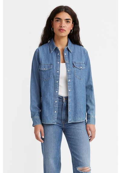 Levi's Kadın Mavi Denim Kot Gömlek - 16786-0017 001