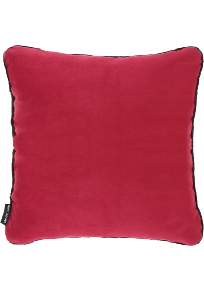 Biyeli Kırlent Yastık Kılıfı Vişne Çürüğü 45x45