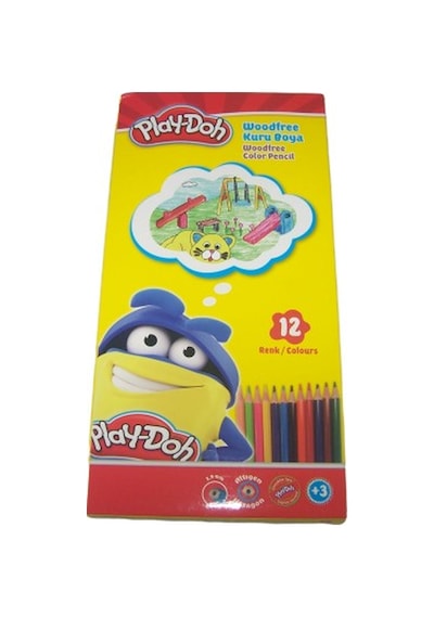 Play-doh Playdoh Woodfree Kuruboya Tam Boy 12 Li Karışık