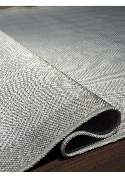 Mess Modern Dekoratif Yumuşak Dokulu Sisal Halı 3939 Krem Vizon Çok Renkli