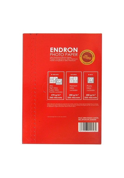 10 X 15 Cm İnkjet Fotoğraf Kağıdı Ultra Premium 100 Adet 270 Gr Mürekkep Yazıcı Uyumlu 4r 102x152mm Parlak