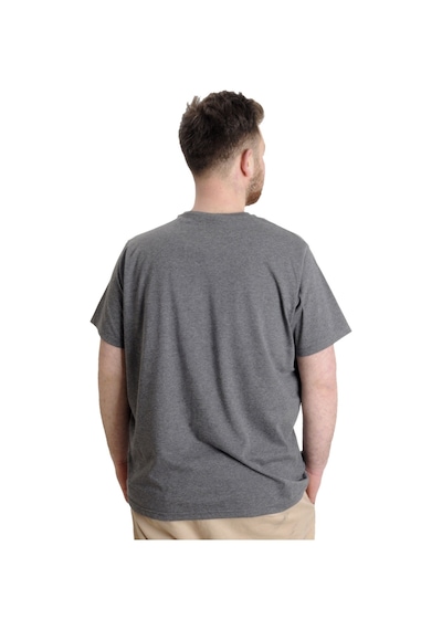 Mode Xl Büyük Beden Erkek T-Shirt Youthful 23107 Antramelanj 001