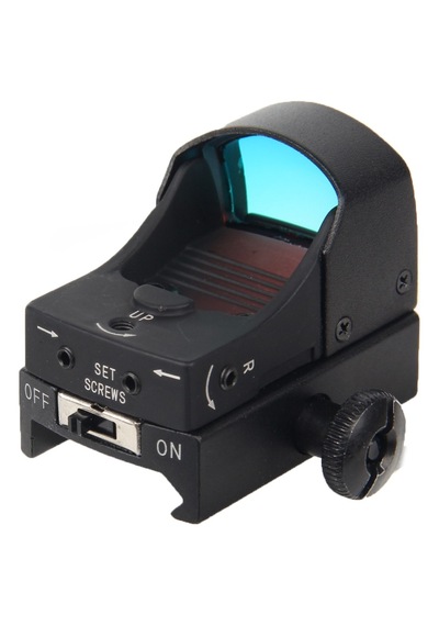 Taktikal Tfek Nişangah Hedefleme Reddot Sight Jh-600 - Profesyonel Reddot Hedefleyici Siyah