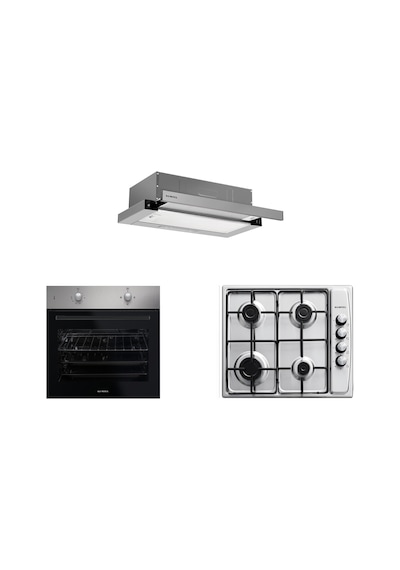 Kumtel B66-S2 - KO-410 BF - DS6-905 X Inox Ankastre Set