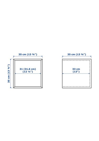 Ikea Eket Dolap Ünitesi, Ağartılmış Meşe Görünümlü, 35x35x35 Cm