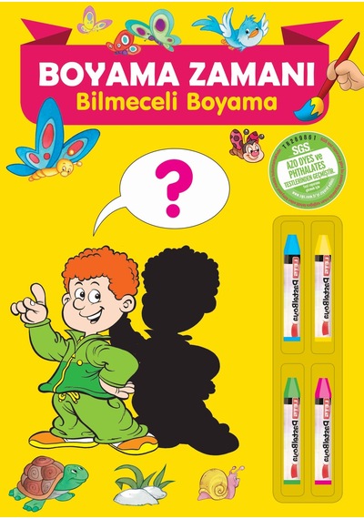 Boyama Zamanı: Bilmeceli Boyama - Rzır-590012
