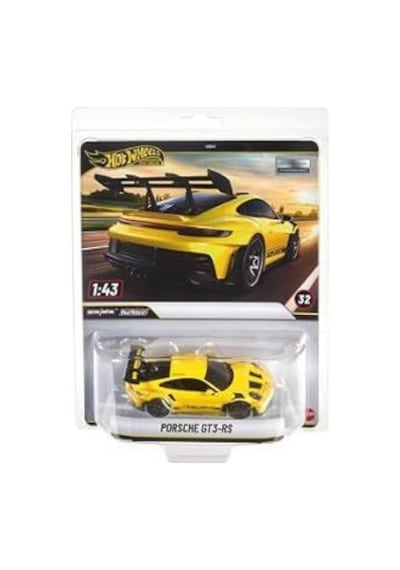 Hotwheels Premium 1:43 Porsche 911 Gt3 Rs Sarı