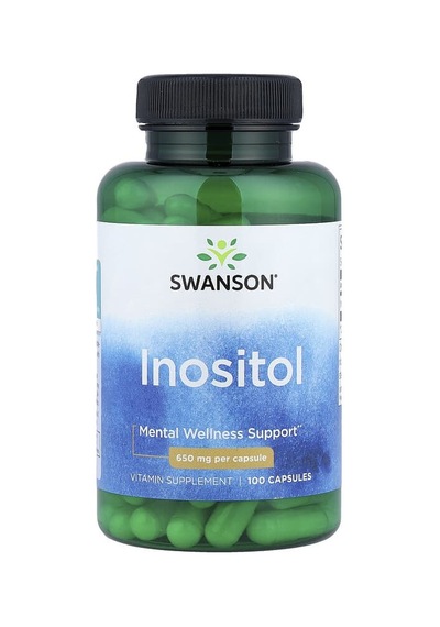 Swanson Vitamins, Inositol, 650 Mg, 100 Capsules