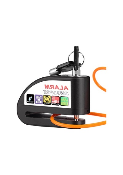 110db Alarmlı Motosiklet Disk Kilidi Ve Taşıma Kılıfı