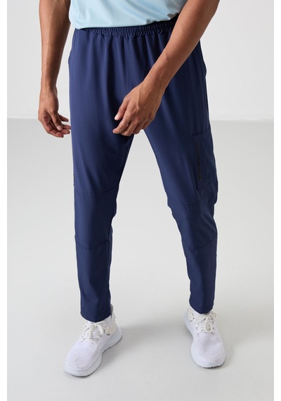 Tommy Life İndigo Polyester İnce Yumuşak Comfort Fit Erkek Eşofman Alt - 82120 İndigo