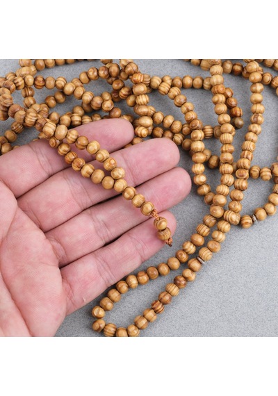 Çam Ağacı 500lük Tekerlek Kesim 6.5x5mm Zikir Tesbihi