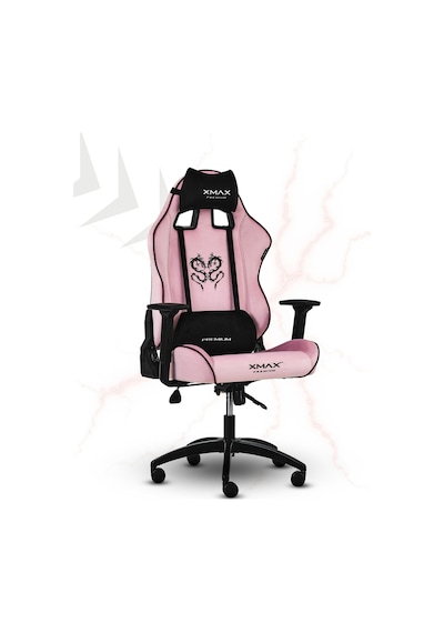 Rio Balerion Terletmez Kadife Kumaş Pembe Gaming Oyuncu Koltuğu - 2 Pembe