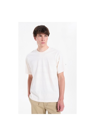 Jack & Jones Jorrıvıera Blank Tee Ss Crew Neck Ekru
