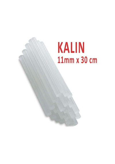 Mum Silikon Kalın 11.5x30 CM Sıcak Mum Silikon Çubuk Uç 1 KG 35 N11.192
