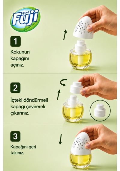 Ilgaz Fuji Limon Kokulu Araç, Wc, Oda Ve Ortam Kokusu 100 Ml Pure Lime Kalıcı Kavanoz Koku