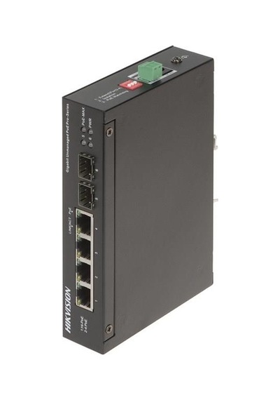 Hıkvısıon 4port Ds-3t0506hp-e/hs Gıgabıt 2-sfp 60w Poe Yöentilemez Endüstriyel Swıtch