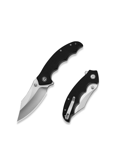 Civivi Pentad Black G10 Handle Satin Finished Nitro-v Blade Kamp Çakı Siyah