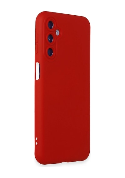 Samsung Galaxy M14 5g Kılıf Nano İçi Kadife Silikon - Kırmızı