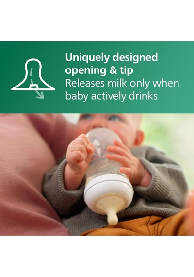 Philips Avent Natural Response Cam Biberon, 240ml, 3-6 Ay, Scy933/01