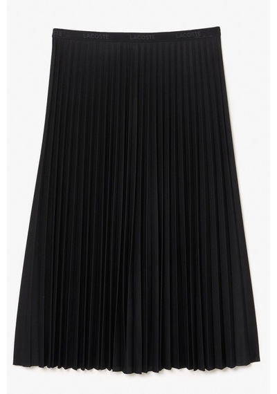Lacoste Women's Pleated Skirt Pileli Kadın Etek Siyah