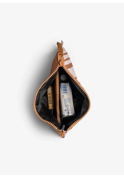 Citron Fermuarlı Çok Amaçlı Kumaş Cüzdan - Caramel 1060759