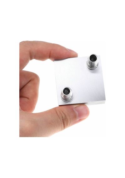 4x4cm Sıvı Su Aluminyum Soğutucu Blok 90 Derece Cpu Gpu Anakart X