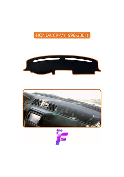 Honda Cr-v 1996-2001 Araca Özel Torpido Örtüsü Kolay Montaj Güneşten Korur Tam Uyum F82