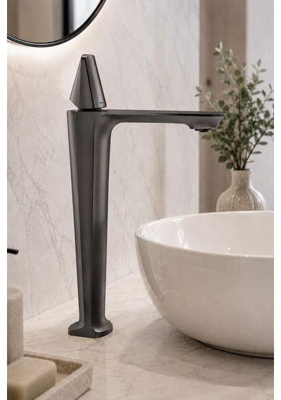 Vıta Uzun Lavabo Bataryası Mat Füme