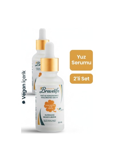 Tr Bravelife Yoğun Nemlendirici Hyaluronik Asit Serum 30 Ml 2'li Set