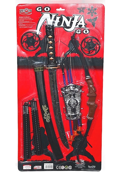 Oklu Ninja Kılıç Seti Kılıç Kın Mınçıka Ok Kını Ok Ninja Yıldızı
