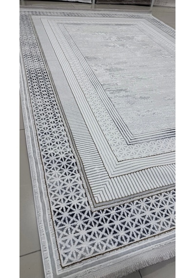 Safyün Halı Kadife Kf463 Gri 200 X 290 Renkli