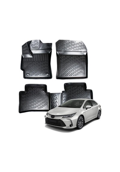 Toyota Corolla Uyumlu 3D Havuzlu Paspas 2019-2021
