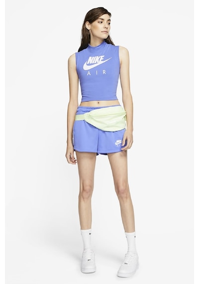 Nike Women's Mock Tank Boğazlı Yaka Mor Atlet Mor