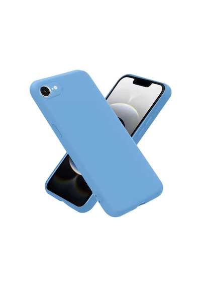Newface Apple İphone 16e Kılıf First Silikon - Mavi