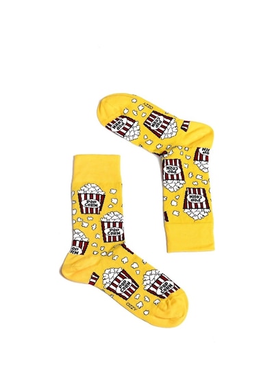 Ozzy Socks Pop Corn Desenli Çorap Çok Renkli