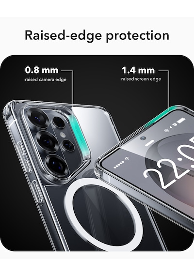 Samsung Galaxy Uyumlu  S26 Ultra Classic Hybrid Magsafe Kılıf Şeffaf