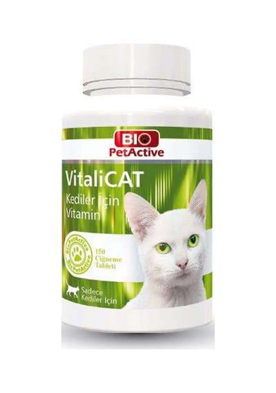 Bio Petactive Vitalicat Kedi Kultivitamin 75 Gr 150 Tablet